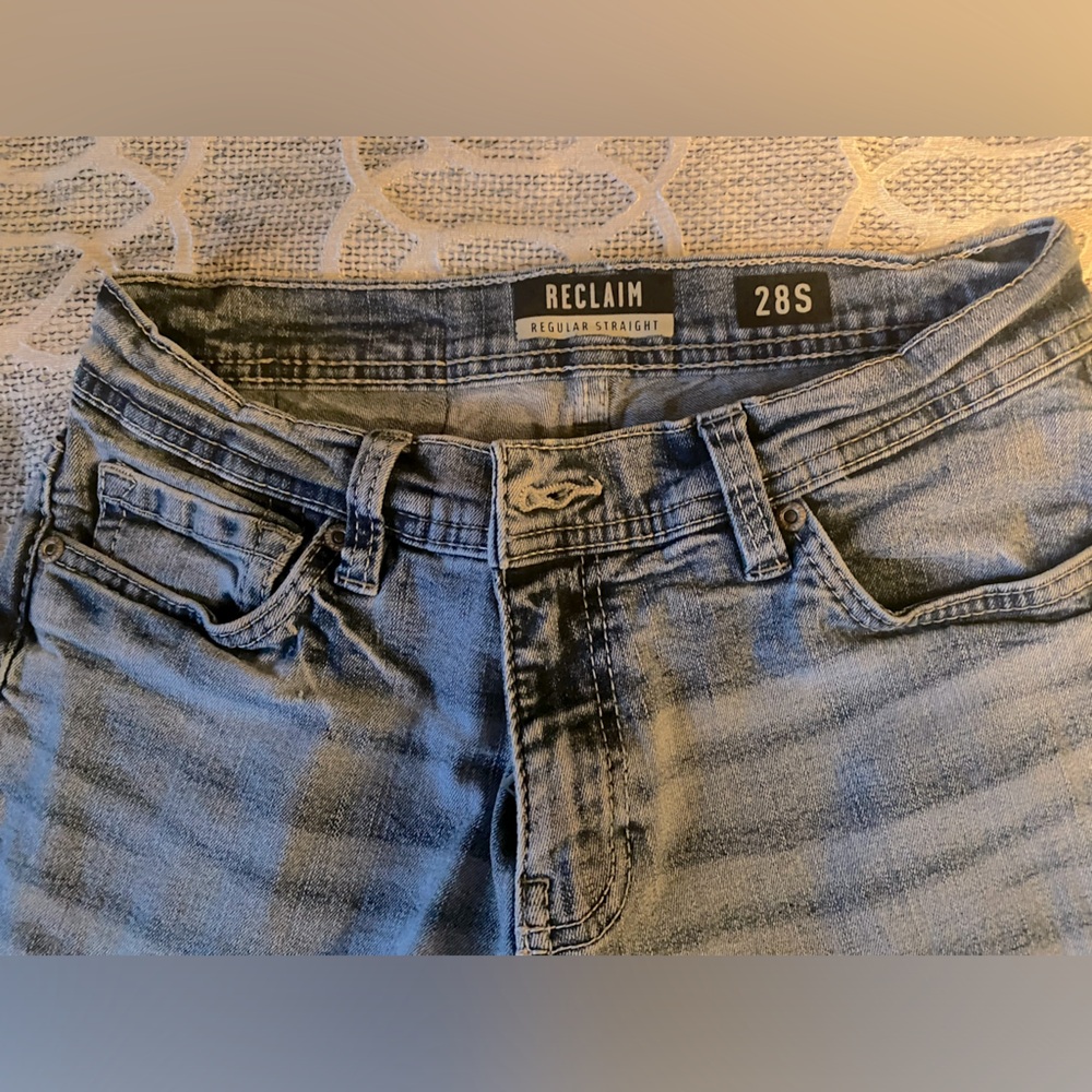 Reclaim regular straight jeans
